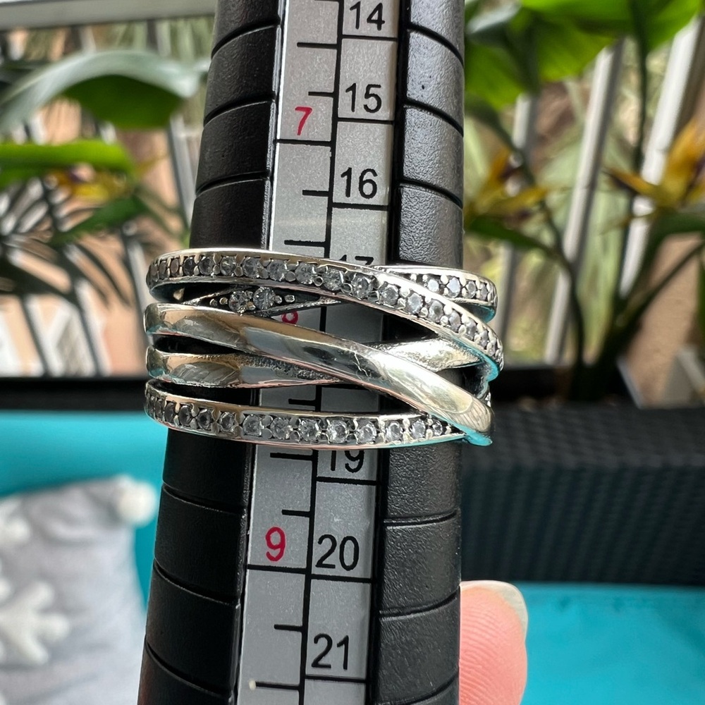 Pandora Entwined Ring, Size 8.25 - Picture 11 of 12